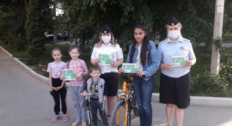 КБР. В Майском районе Кабардино-Балкарии состоялась акция «Безопасный путь на велосипеде и самокате»