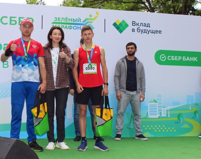 КБР. В Нальчике прошёл Зелёный марафон