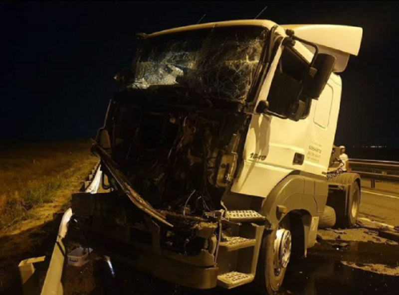 КРАСНОДАР. Смертельное ДТП с участием двух грузовиков произошло в Темрюкском районе