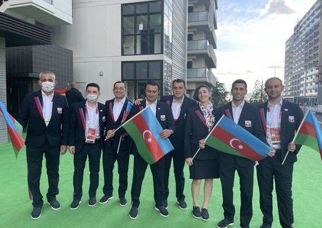 АЗЕРБАЙДЖАН. Азербайджанская делегация приняла участие в параде спортсменов на Олимпиаде в Токио