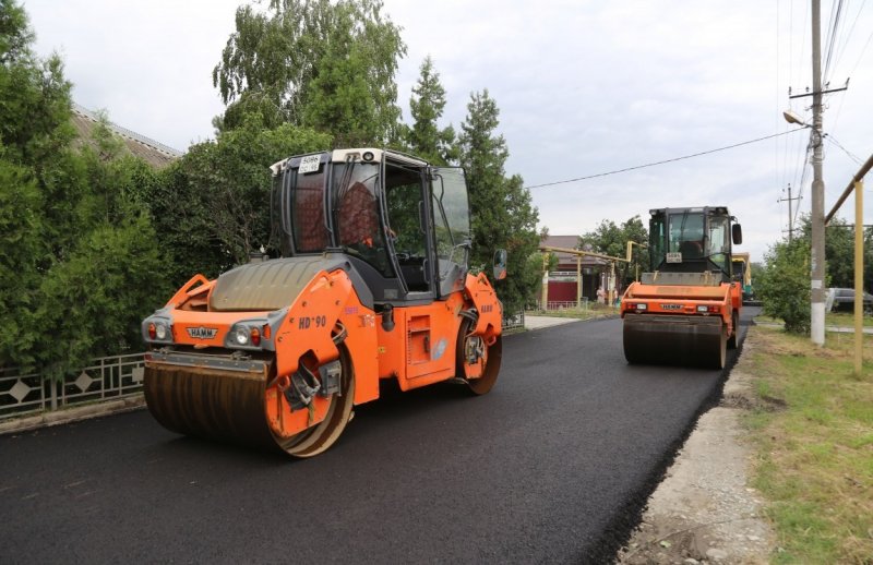 ЧЕЧНЯ. В Грозном ремонтируют улицу Хаджиева
