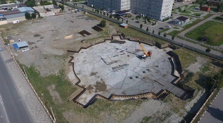 ЧЕЧНЯ. В Грозном строится новая мечеть вместимостью 4400 человек