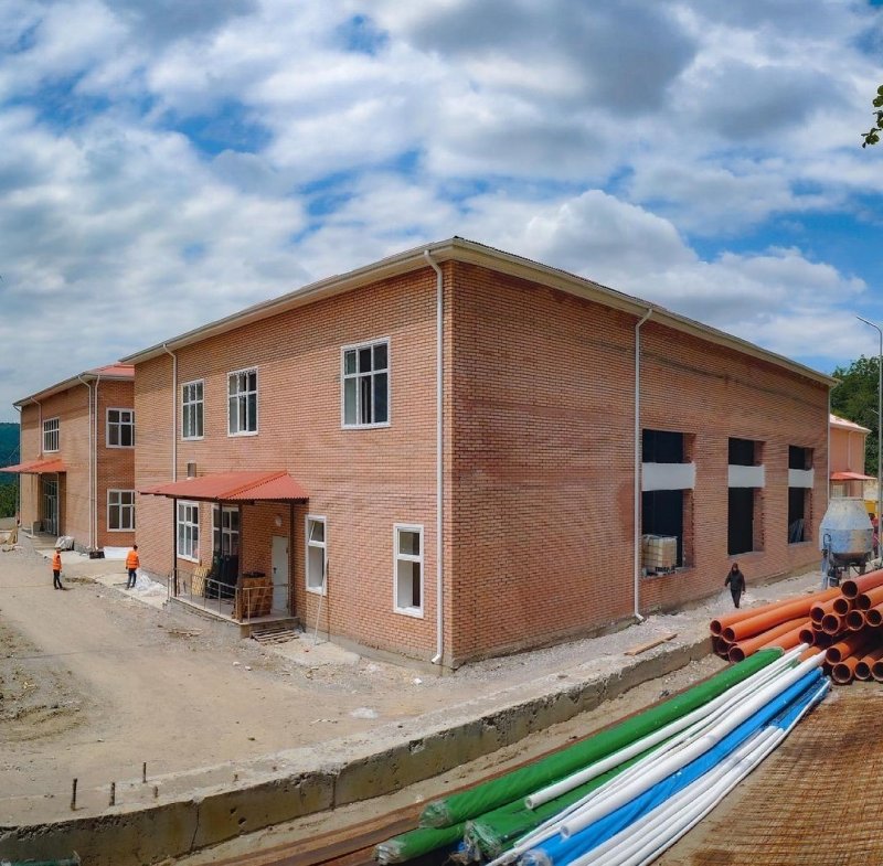 ЧЕЧНЯ. В селе Ахкинчу-Борзой строится школа на 120 мест