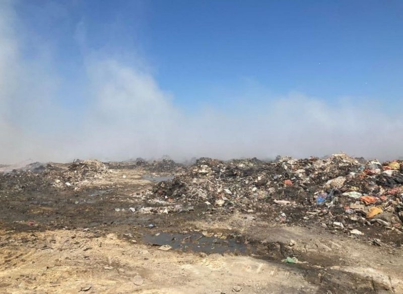КРЫМ. Что сейчас происходит на мусорном полигоне в Евпатории