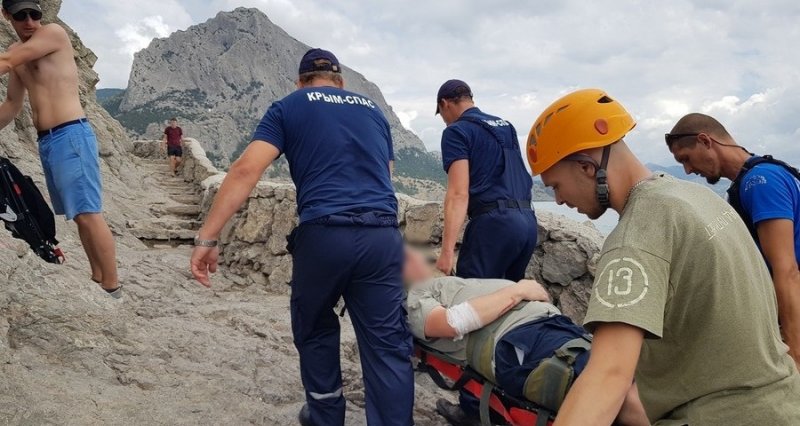 КРЫМ. Спасатели дважды оказали помощь отдыхающим в Судаке