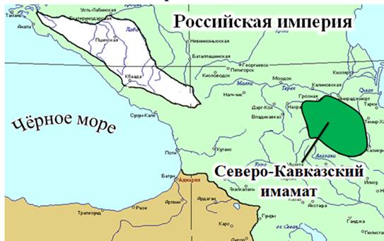 ЧЕЧНЯ. Система укреплений в Чечне в период имамата Чечни и Дагестана