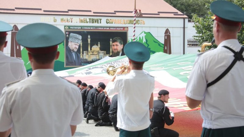ЧЕЧНЯ.  В чеченском Управлении Росгвардии прошёл комплекс торжественных мероприятий памяти А-Х. Кадырова