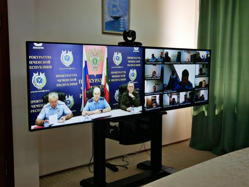 ЧЕЧНЯ.  Офицер чеченского управления Росгвардии принял участие в оперативном совещании по вопросам взаимодействия правоохранительных органов.