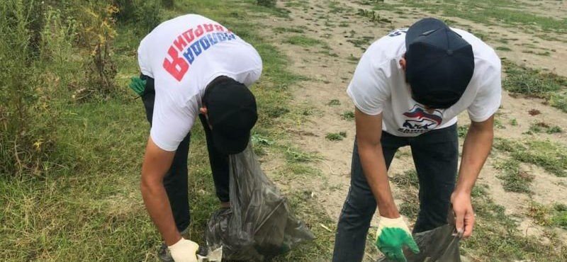 ЧЕЧНЯ. Чеченские молодогвардейцы и партийцы провели экологическую акцию