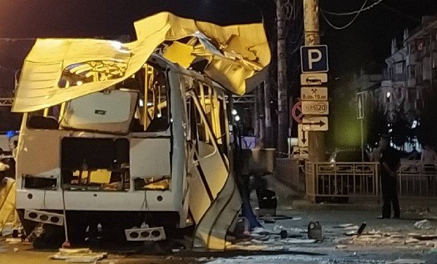 Число пострадавших при взрыве в автобусе в Воронеже выросло до 20