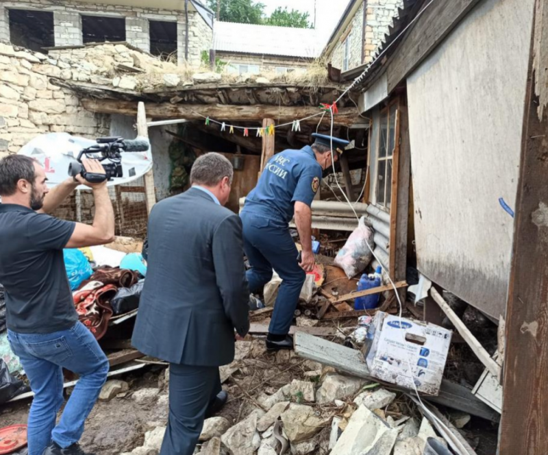 ДАГЕСТАН. Ущерб от ливней в Левашинском районе Дагестана оценили в 50 миллионов рублей