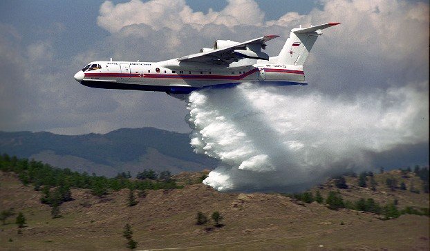 В Турции разбился российский пожарный самолёт Бе-200