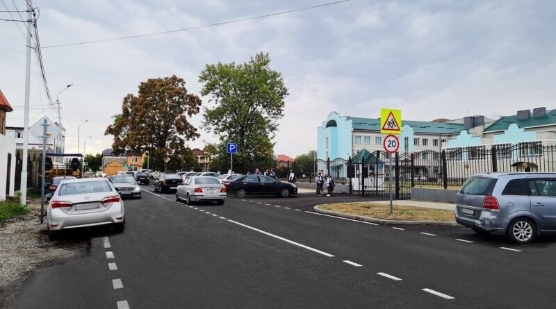 ЧЕЧНЯ.  Благодаря нацпроекту дорога к школам в Грозном становится безопаснее и комфортное