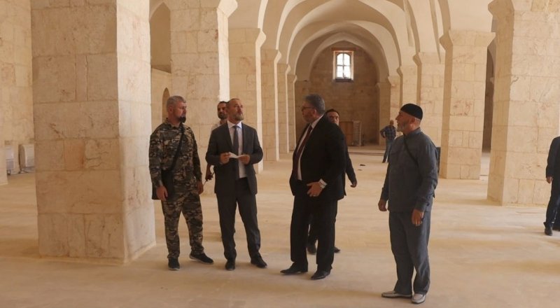 ЧЕЧНЯ. Чеченская делегация посетила мечеть Омейядов в Сирии
