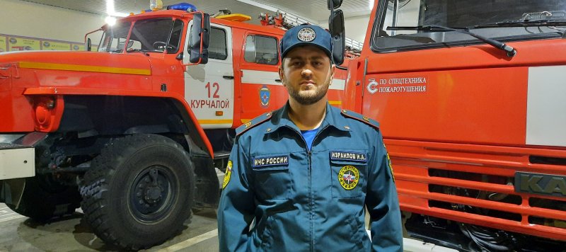 ЧЕЧНЯ. Радиотелефонист пожарно-спасательной части в Курчалое спас девушку, сердце которой остановилось