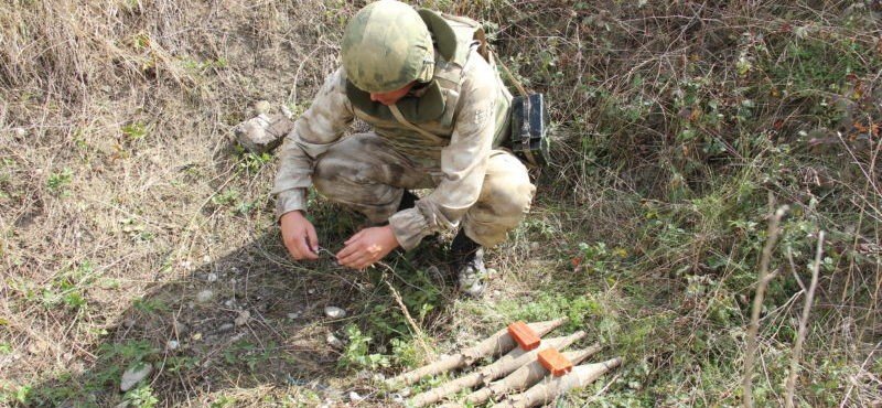 ЧЕЧНЯ. В Чеченской Республике военнослужащие Росгвардии уничтожили обнаруженные боеприпасы