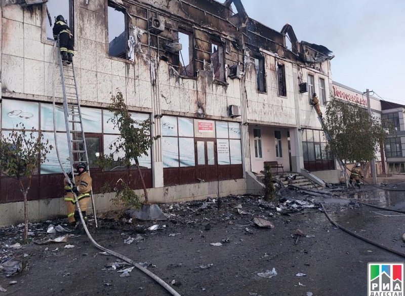 ДАГЕСТАН. В гостинице Хасавюрта произошёл пожар, двое человек погибли