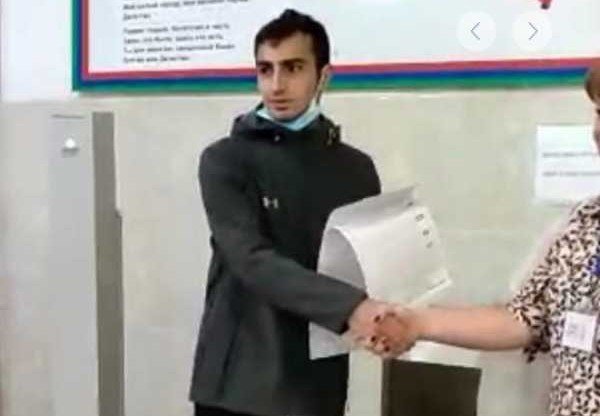 ДАГЕСТАН. В Каспийске проголосовал самый молодой избиратель