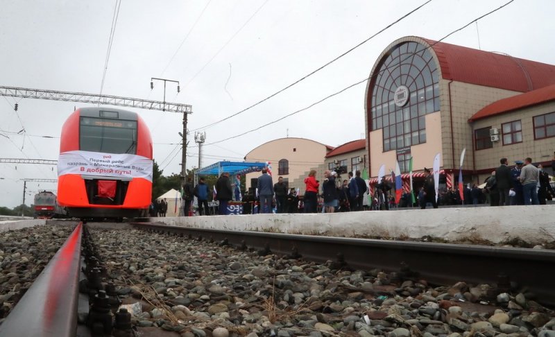 ИНГУШЕТИЯ. В Ингушетии запустили скоростной поезд «Ласточка» по маршруту «Назрань-Минводы»