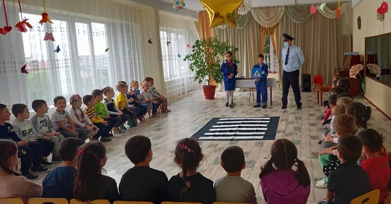 КБР. В дошкольных учреждениях Кабардино-Балкарии проходят профилактические мероприятия по ПДД