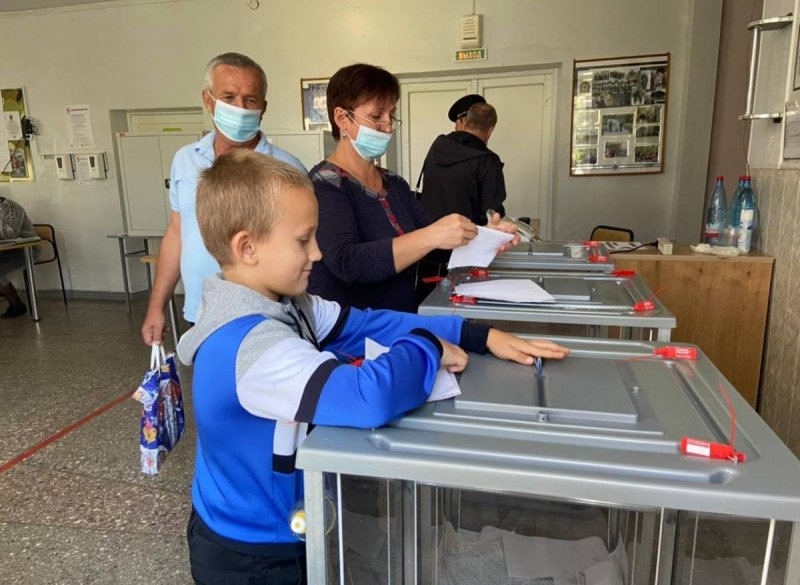 СТАВРОПОЛЬЕ. Евгения Диденко, многодетная мама, приняла участие в голосовании