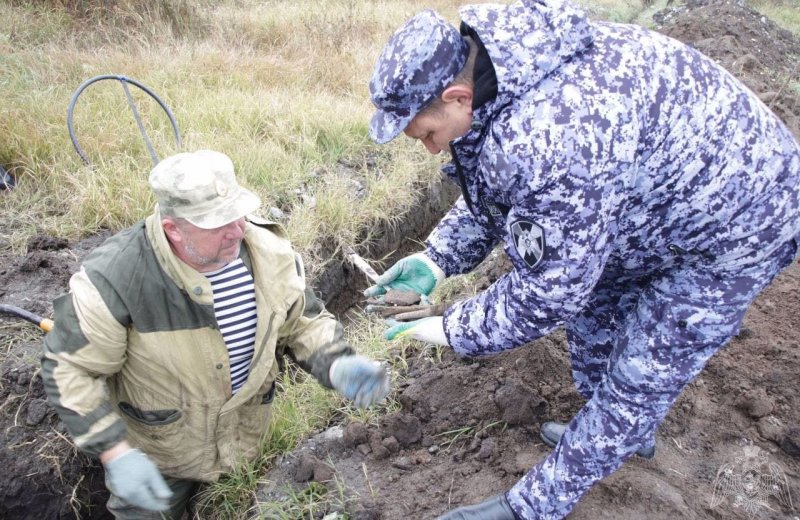 КБР. При участии Росгвардии в Кабардино-Балкарии найдены останки жертв фашизма