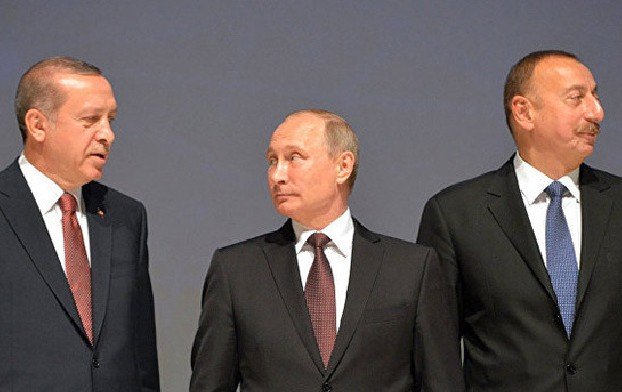 Путин обсудил с Алиевым и Эрдоганом ситуацию в регионе Южного Кавказа