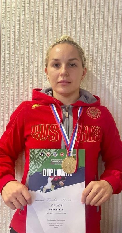 С.ОСЕТИЯ. Алина Пухова стала чемпионкой мира по борьбе на поясах