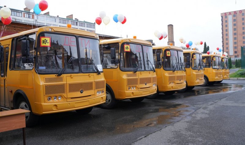 С.ОСЕТИЯ. Школьный автопарк Северной Осетии пополнился 17 новыми автобусами