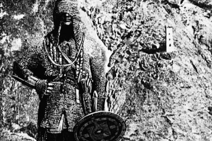 ЧЕЧНЯ. Чеченский предводитель, ведший борьбу против полчищ  завоевателя Тимура Кало (Калуо)