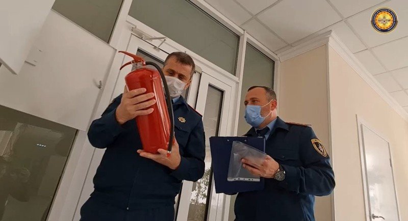 ЧЕЧНЯ. Госпожнадзор проверяет объекты здравоохранения Чеченской Республики (видео)