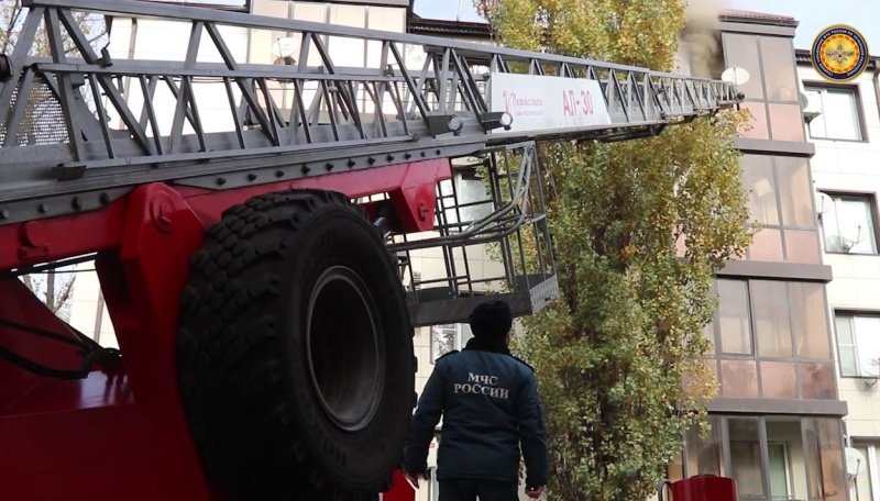 ЧЕЧНЯ. В Грозном  произошел пожар в многоквартирном доме