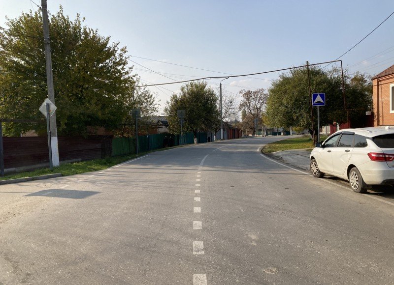 ЧЕЧНЯ. В Грозном  в  рамках нацпроекта приведена в порядок  дорогу к школе № 29