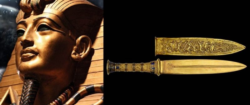 Ученые считают, что нож Тутанхамона создан из внеземного металла