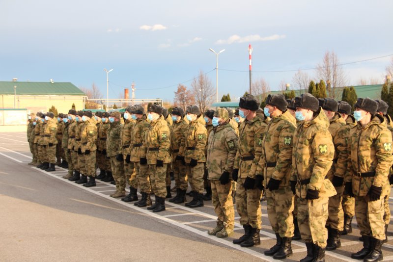 ЧЕЧНЯ. 100 призывников из Чеченской Республики пополнили ряды Росгвардии