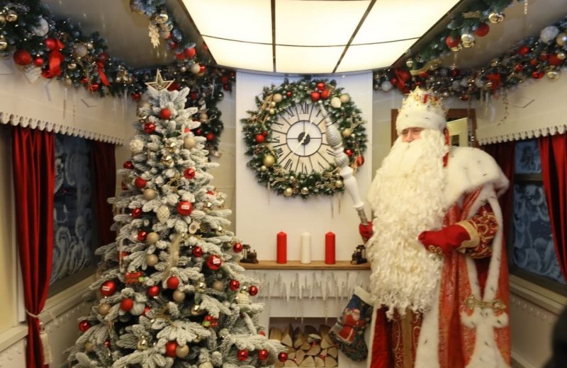 АСТРАХАНЬ. Сказочный поезд Деда Мороза прибудет в Астрахань 21 декабря