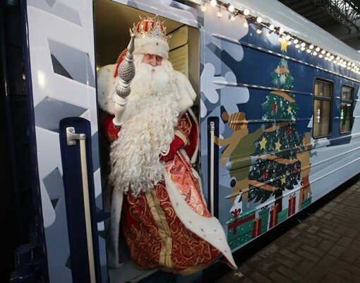 ЧЕЧНЯ.  Дед Мороз собирается приехать в Чечню на поезде