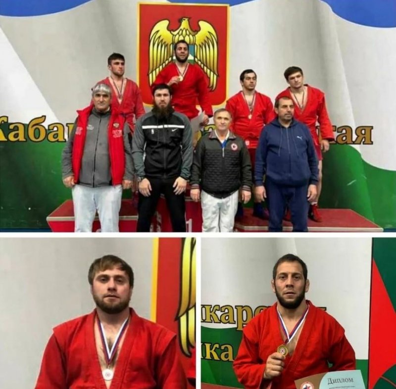 ЧЕЧНЯ. На межрегиональных соревнованиях по самбо в Нальчике чеченские пожарные взяли «золото» и «серебро»
