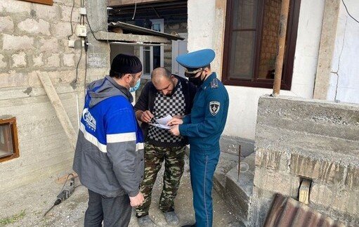 ЧЕЧНЯ. В  целях профилактики пожаров в жилом секторе в регионе проходят подворовые обходы