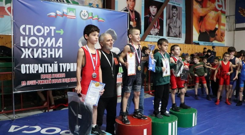 ЧЕЧНЯ. В Чеченской Республике прошел открытый турнир по греко - римской борьбе
