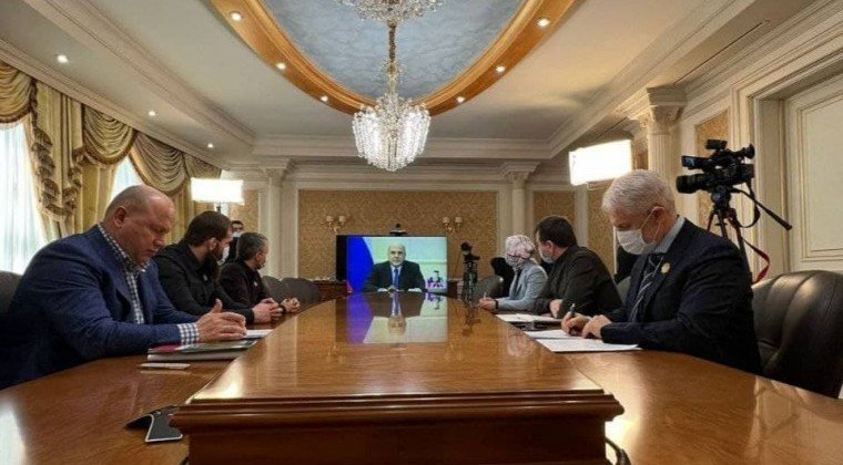ЧЕЧНЯ. Рамзан Кадыров принял участие в видеоконференции координационного совета по борьбе с COVID-19