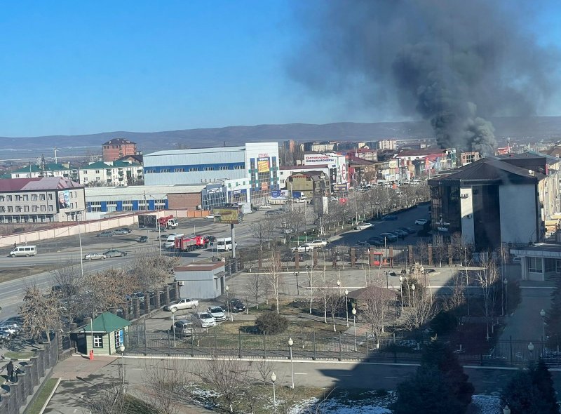 ЧЕЧНЯ. В одном из магазинов в Грозном ликвидирован крупный пожар