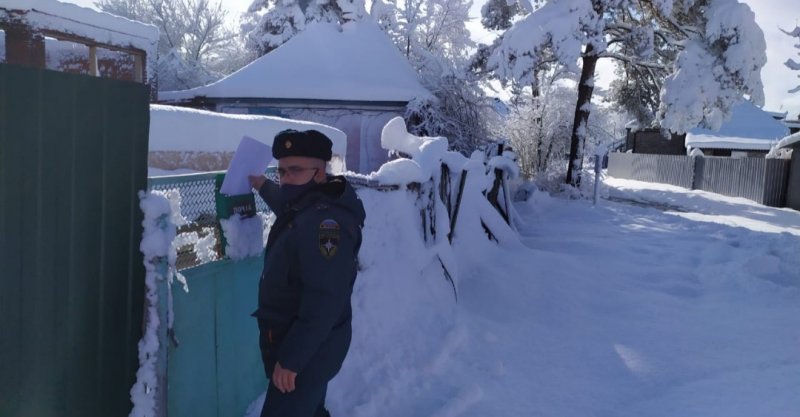 КРАСНОДАР. Продолжается профилактическая работа по пожарной безопасности в жилом секторе