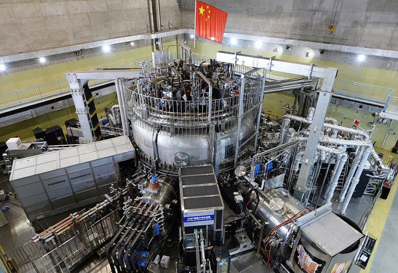 Термоядерный реактор в Китае разогрелся в 5 раз сильнее Солнца, достигнув 70 млн ℃