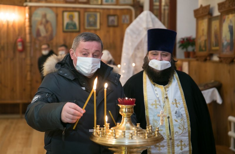 ВОЛГОГРАД. Православные христиане встречают Рождество в Волгоградской области