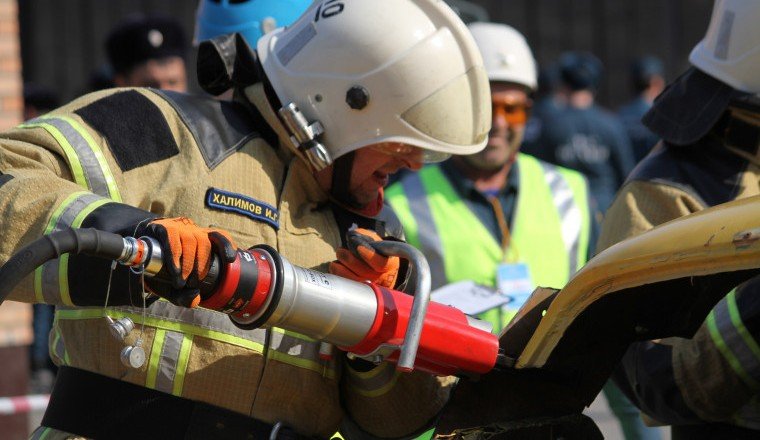 ЧЕЧНЯ. В Грозном прошла тренировка по ликвидации последствий ДТП