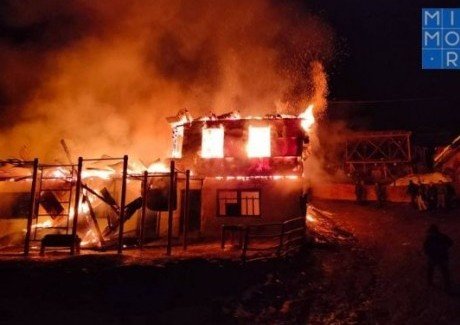 ДАГЕСТАН. В Дагестане полностью сгорела сельская школа