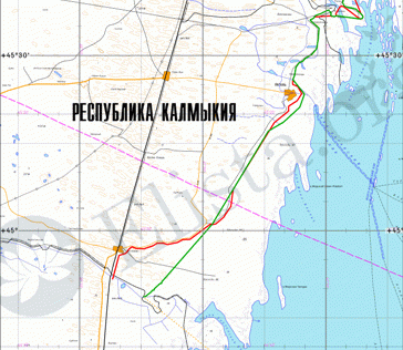 КАЛМЫКИЯ. В Лаганском районе установлены новые пределы пограничной зоны