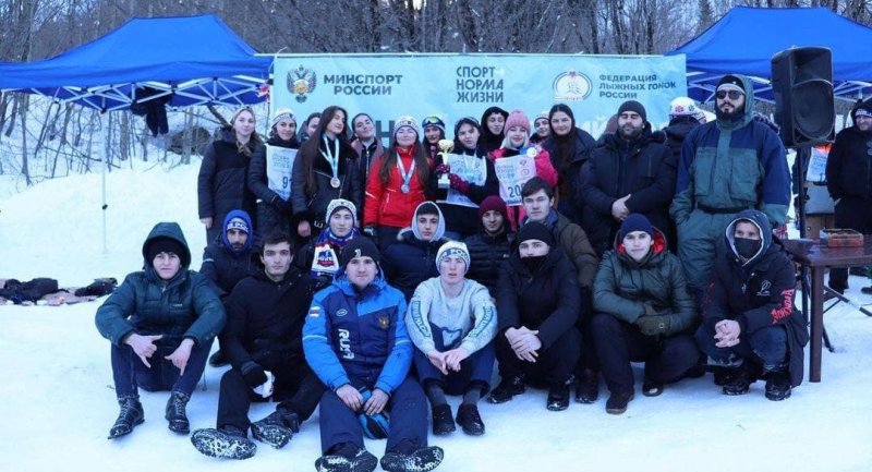 КЧР. Гонка «Лыжня России» собрала в Карачаево-Черкесии более 240 участников