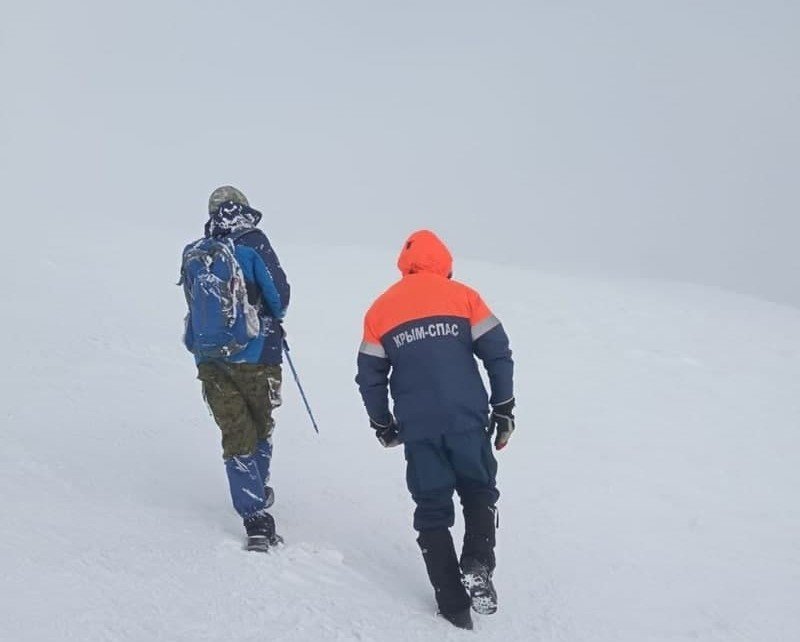 КРЫМ. На горе Чатыр-даг в тумане заблудился турист
